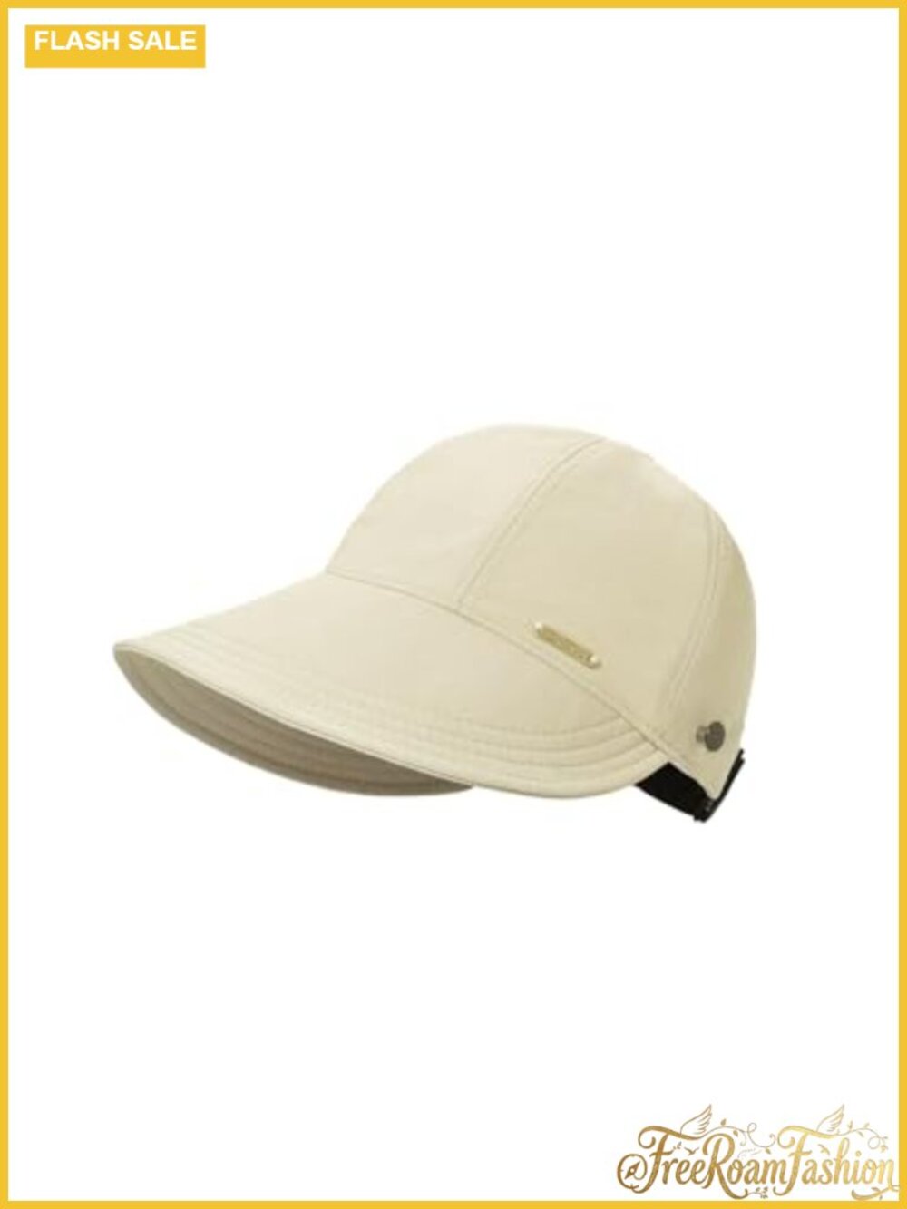 UPF 50+ Ponytail Sun Hat Wide Brim Packable Beach Visor Cap Women